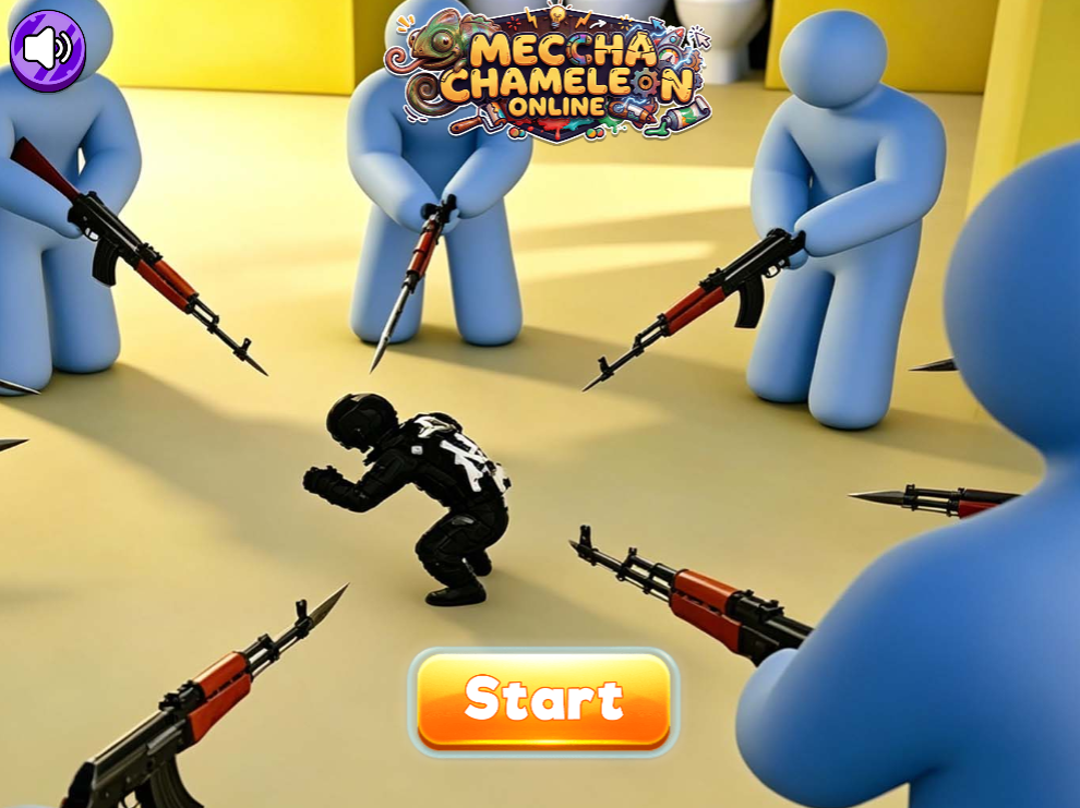 Meccha Chameleon paint and hide game cover