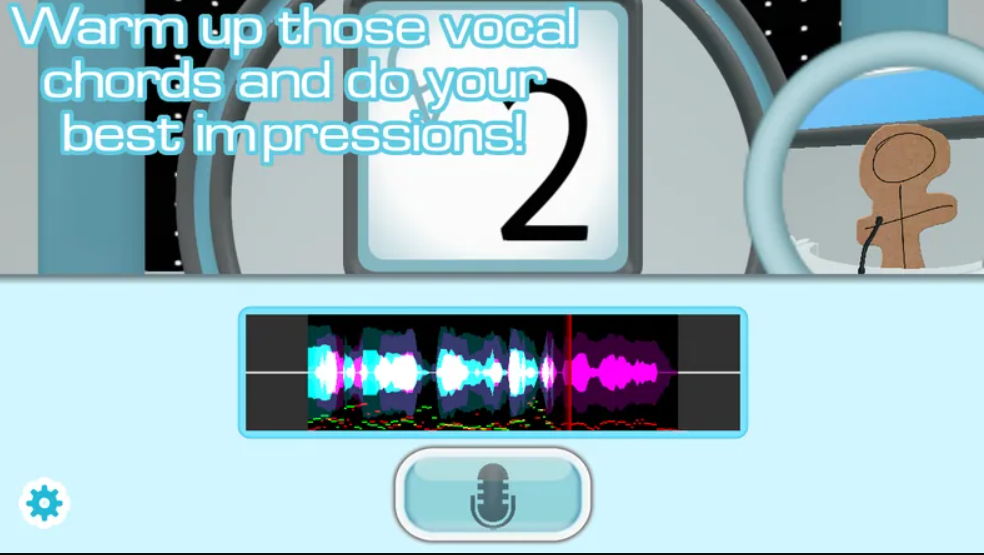 The Choicer Voicer Single Mode studio screen